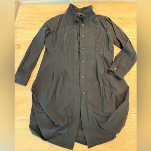 Jason By Comfy USA Black Blouse Top Womens Large